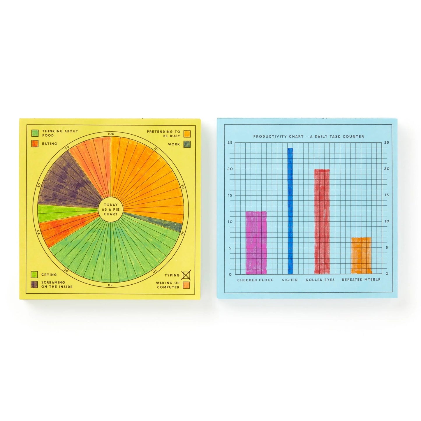 A La Chart Notepad Set of 2