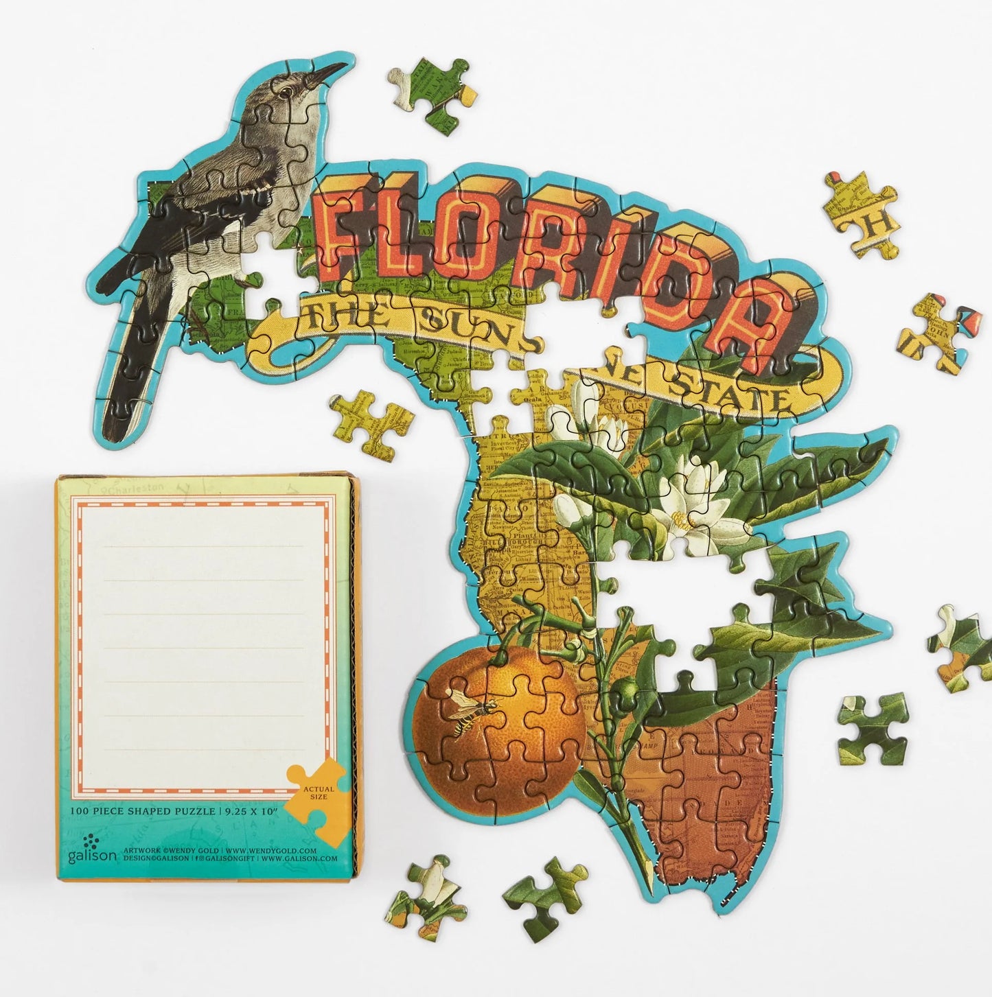 Florida Mini Shaped Jigsaw Puzzle