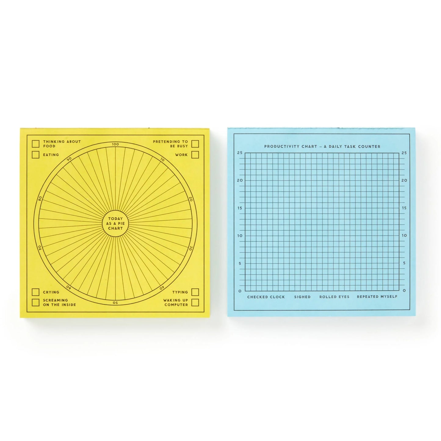 A La Chart Notepad Set of 2