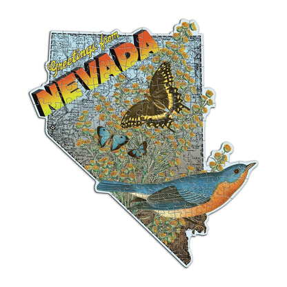 Wendy Gold Nevada 100 Piece Mini Shaped Jigsaw Puzzle