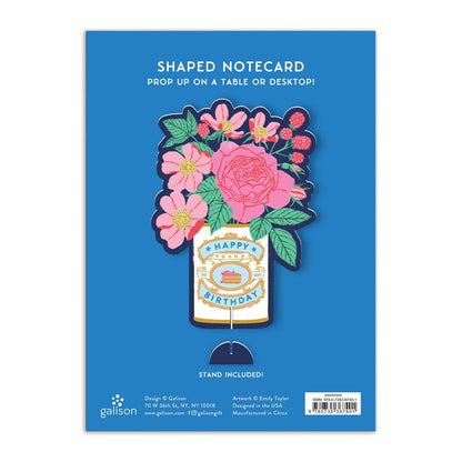 Ever Upward Birthday Shaped Notecard w/Stand