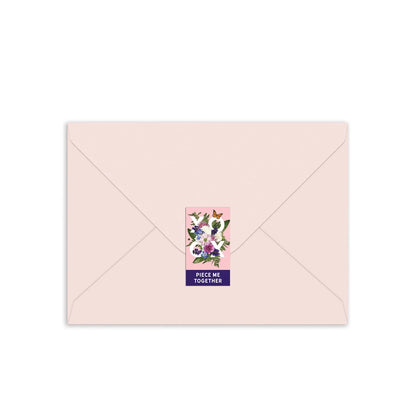 Say It With Flowers XOXO Greeting Card Puzzle