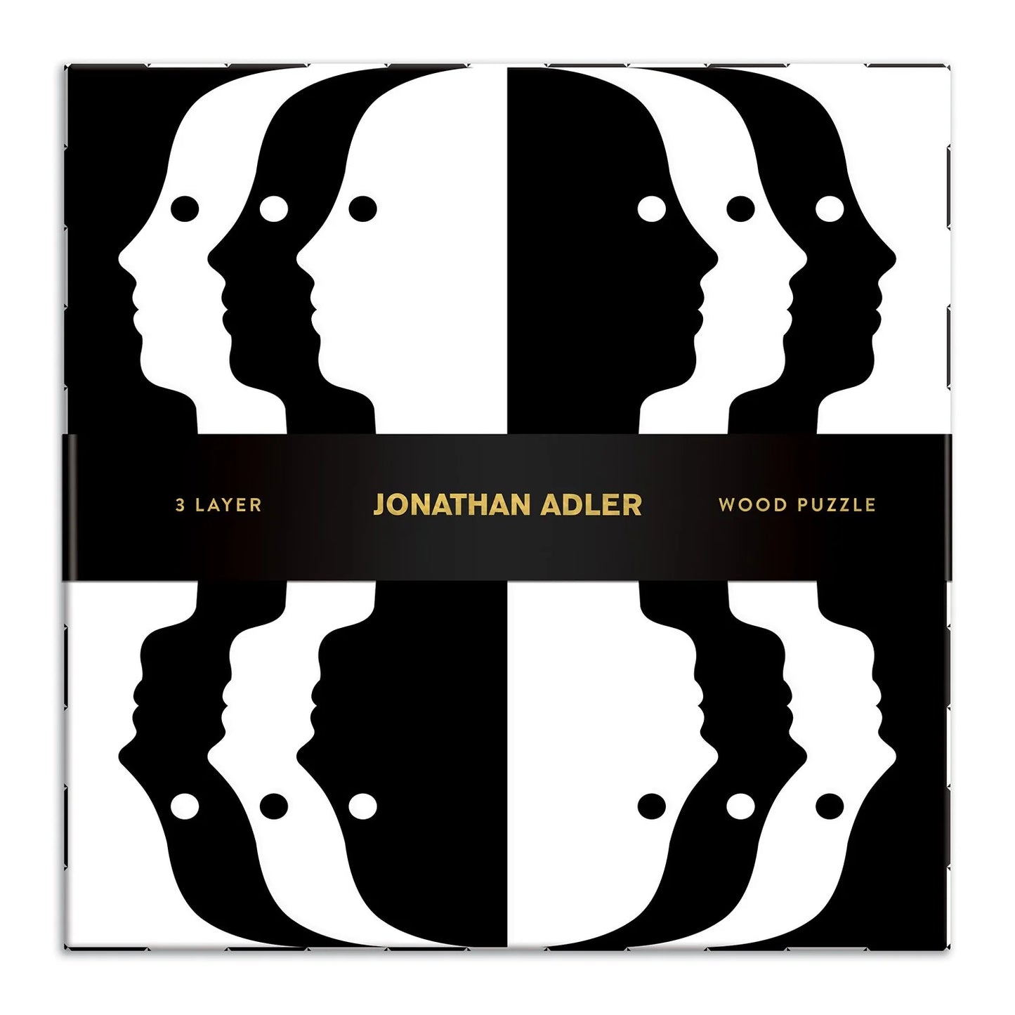 Jonathan Adler Atlas Layered Wooden Jigsaw Puzzle Set