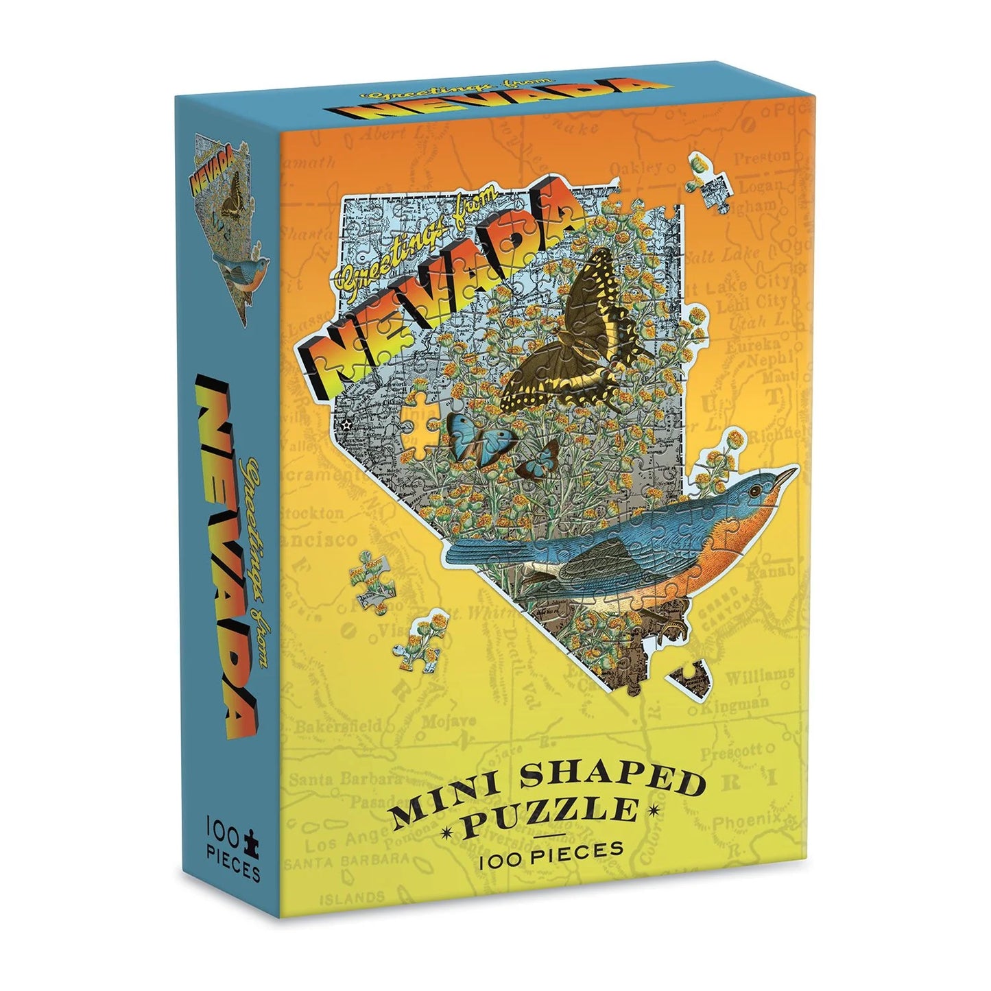 Wendy Gold Nevada 100 Piece Mini Shaped Jigsaw Puzzle
