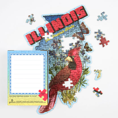 Illinois Mini Shaped Puzzle