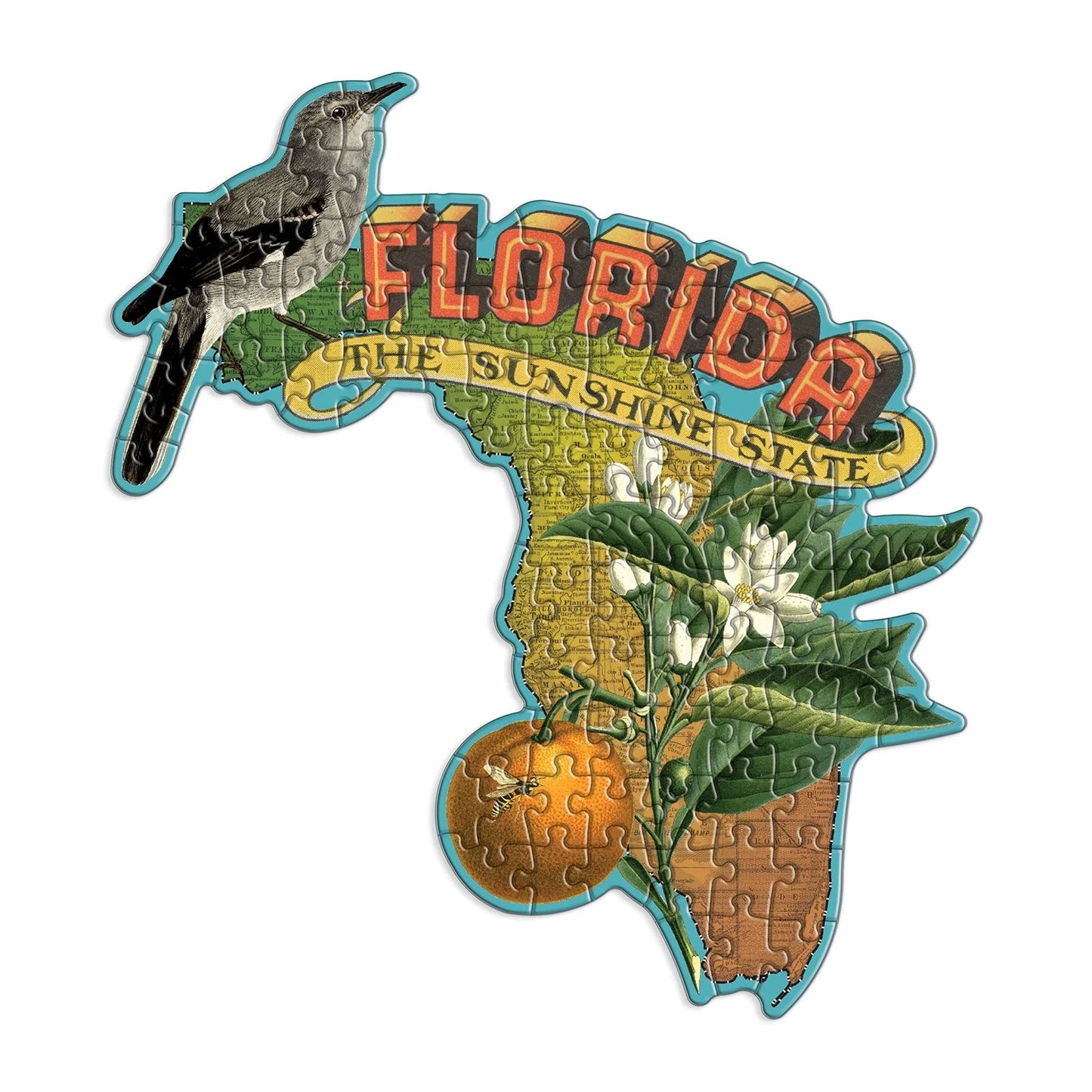 Florida Mini Shaped Jigsaw Puzzle